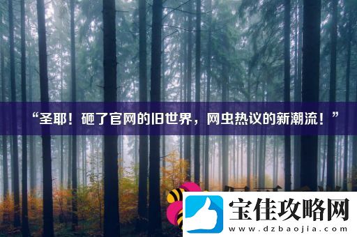 “圣耶！砸了官网的旧世界-网虫热议的新潮流！”