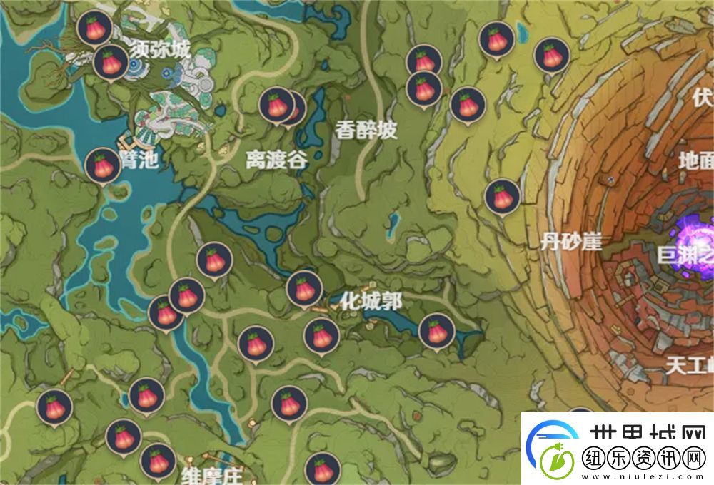 原神墩墩桃位置图文攻略