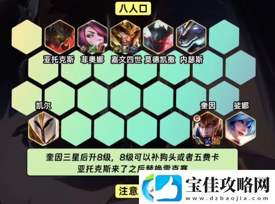 金铲铲之战S9.5裁决奎因阵容怎么搭配